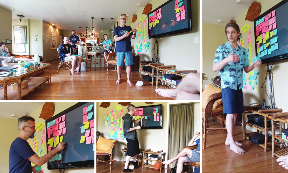 Brainstorming in Kauai